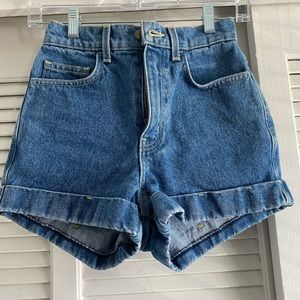 American Apparel  High Waisted Shorts